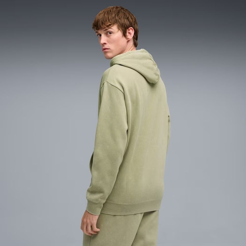 Чоловічий спортивний костюм PUMA Elevated Essentials Acid Wash Wild Green 8171370 фото