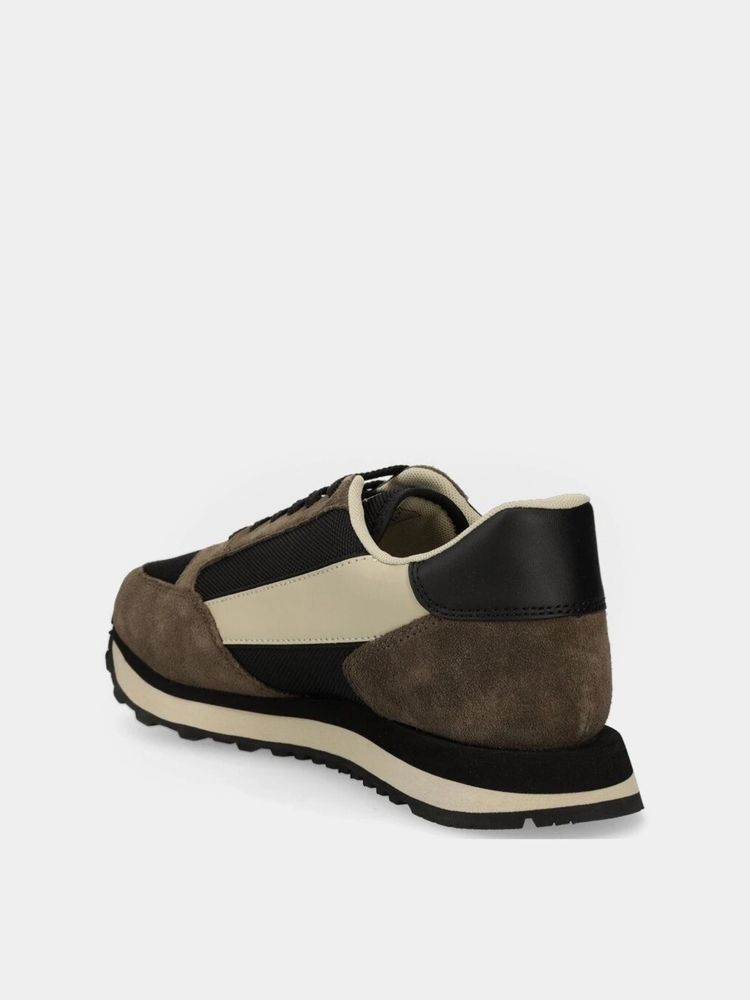 Кросівки чоловічі Armani Exchange Sneakers Black/Khaki 6094045 фото
